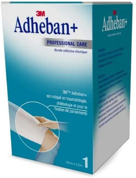 3M Adheban+ Bande Adhésive Elastique 10cm x 2,5m