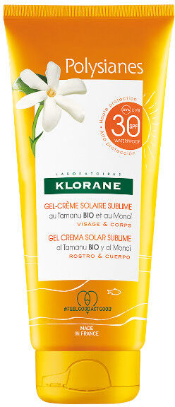 Klorane Monoï & Tamanu Gel Crème Solaire Sublime visage et Corps SPF30 200ml