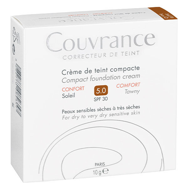 Avène Couvrance Crème de Teint Compacte Confort N°5.0 Soleil 10g
