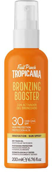 Tropicania Protection Spray Booster de Bronzage SPF30 200ml