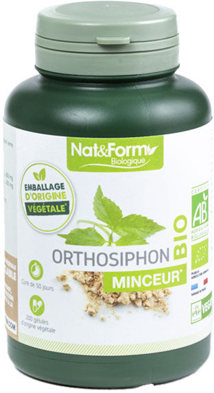 Nat & Form Bio Orthosiphon 200 gélules végétales