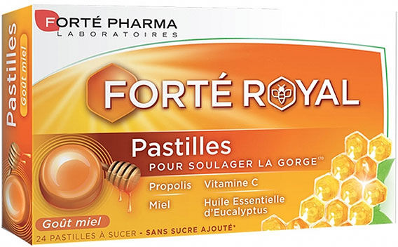 Forté Pharma Pastilles Royales Goût Miel 24 unités