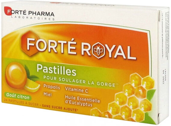 Forté Pharma Pastilles Royales Goût Citron 24 unités