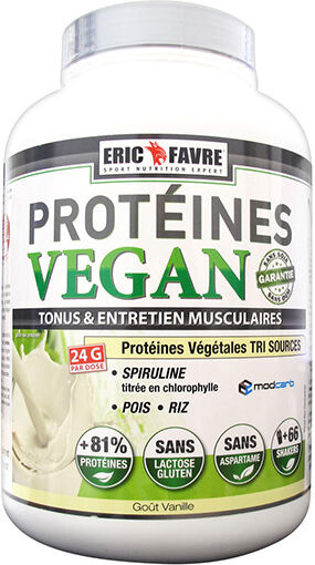 Eric Favre Vegan Protéines Vanille 2kg