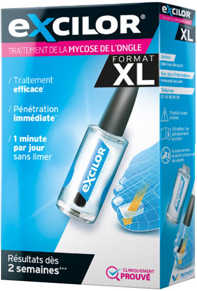 Excilor Solution Traitement de la Mycose de l'Ongle 3,3ml