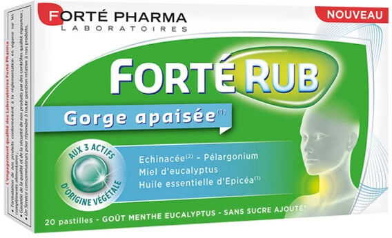 Forté Pharma Forterub Gorge Apaisée 20 pastilles