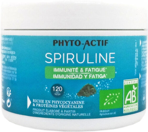 Phyto-Actif Phytoactif Spiruline Bio Poudre 120g