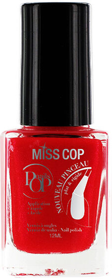 Miss Cop Vernis à Ongles Pop Nails N°8 Framboise Givré 12ml