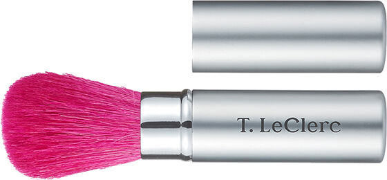 T.LeCLerc Accessoire Pinceau Poudre Rétractable Rose