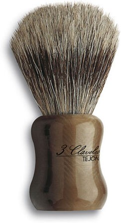 3 Claveles Barbier Blaireau Pur Crin Soie