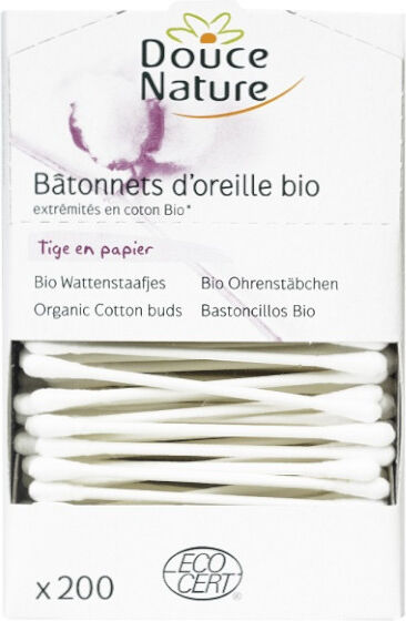 Douce Nature Batonnets d'Oreille Bio 200 unités