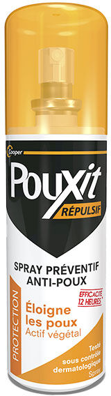 Pouxit Répulsif Spray Préventif Anti-Poux 75ml