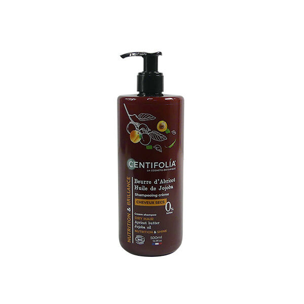 Centifolia Nutrition Expert Shampooing Crème Cheveux Secs et Abîmés Bio 500ml