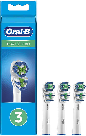 Oral-B Brossette de Rechange Dual Clean 3 unités