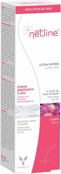 Netline Crème Dépilatoire 3min Sans Applicateur 150ml