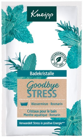 Kneipp Goodbye Stress Cristaux de Bain Menthe Aquatique Romarin 60g