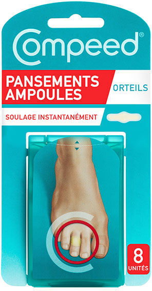 Compeed Ampoules aux Orteils Boite de 8