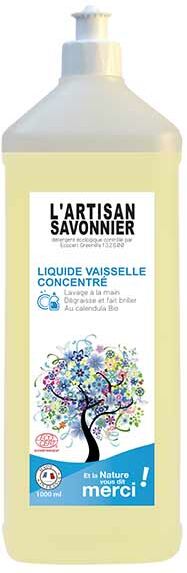 L'Artisan Savonnier Entretien Liquide Vaisselle Mains 1L