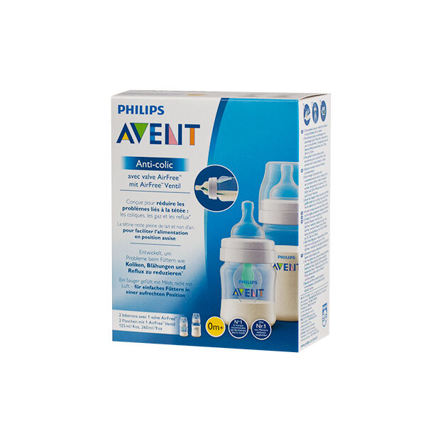 Avent Coffret Biberon Anti-Colic 125ml + 260ml