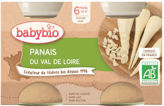 Babybio Légumes Pot Panais +4m Bio 2 x 130g