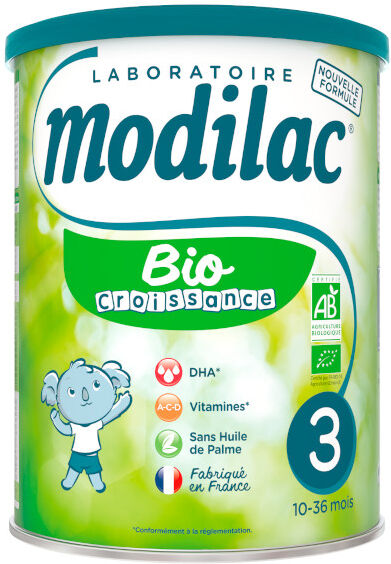 Modilac Bio Lait Croissance 3ème âge 800g