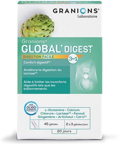 Laboratoire des Granions Granions Global'Digest 45 gélules