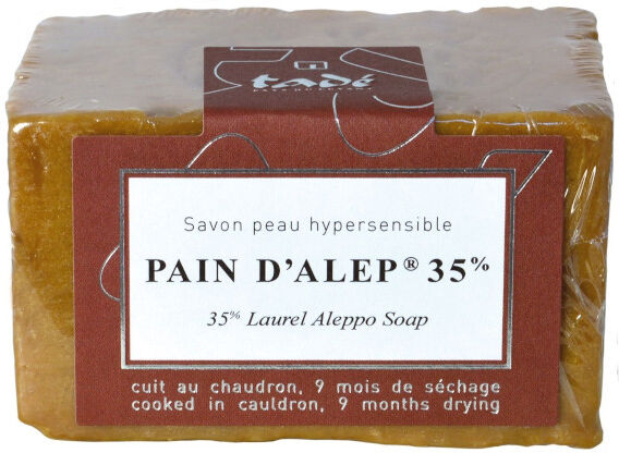 Tadé Méditerranée Pain d'Alep 35% Savon Peau Hypersensible 200g