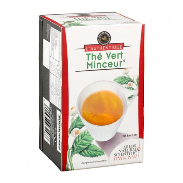 Arlor L'Authentique Thé Vert Minceur Menthe 20 sachets