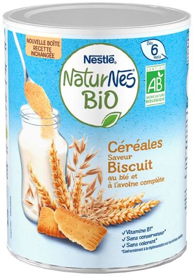 Naturnes Nestlé Naturnes Céréales Biscuités Bio 240g