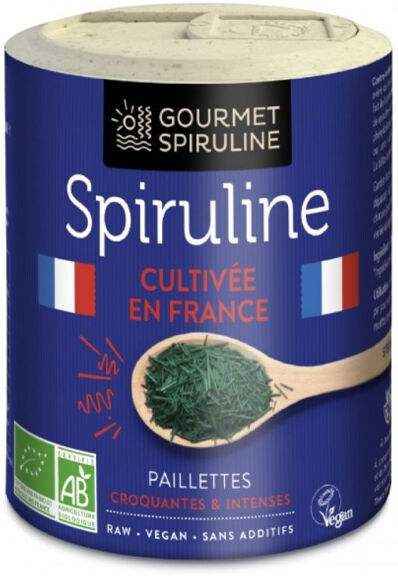 Gourmet Spiruline Paillettes Croquantes & Intenses Bio 90g