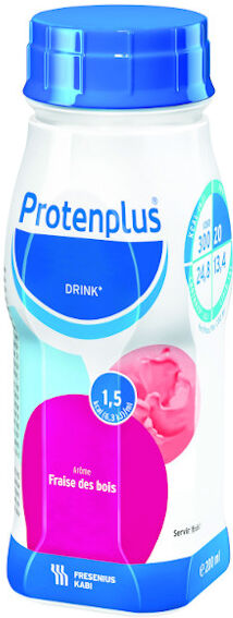 Fresenius ProtenPlus Drink Boisson Fraise des Bois 4 x 200ml