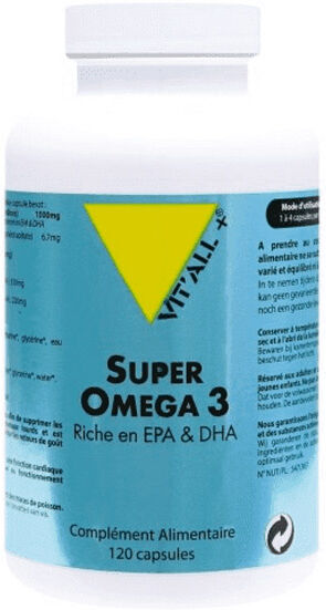 Vit'all+ Super Oméga 3 120 capsules