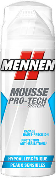 Mennen Mousse Pro-Tech Système Hypoallergénique Peaux Sensibles Homme 250ml