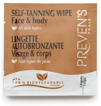 Prevens Lingette Autobronzante Visage et Corps 1 lingette