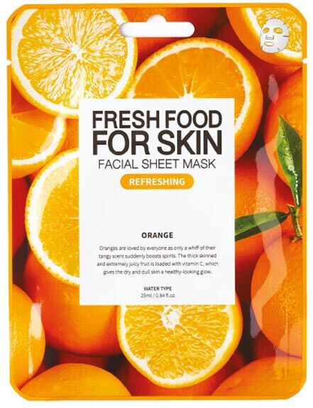 Superfood Fresh Food For Skin Masque Visage Orange 25ml