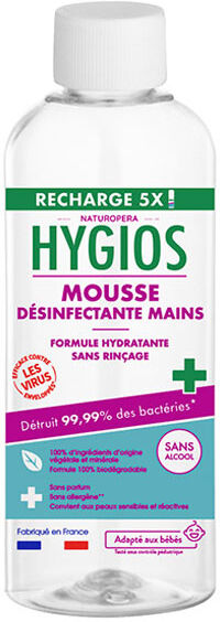 Hygios Eco-Recharge Mousse Désinfectante Mains 250ml