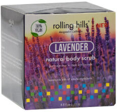 Rolling Hills Gommage Naturel Corps Lavande Vegan 250g