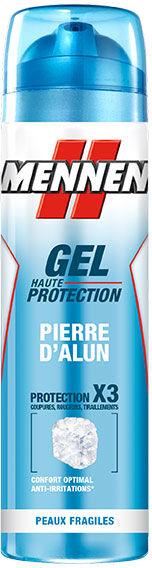 Mennen Gel de Rasage Pierre d'Alun Peaux Fragiles 200ml