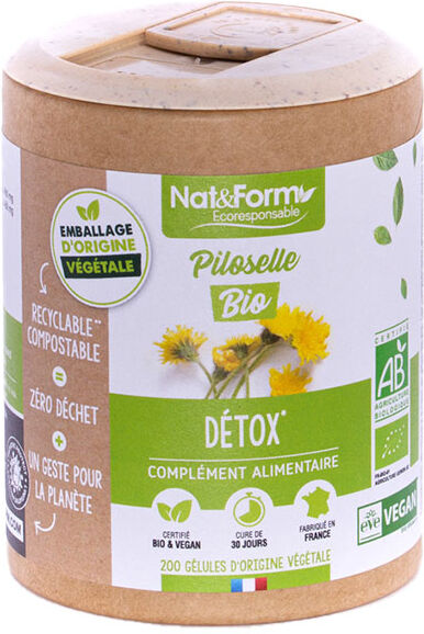 Nat & Form Écoresponsable Piloselle Bio 200 gélules