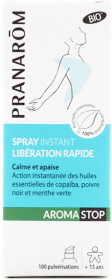 Pranarom Aromastop Spray Instant Libération Rapide Bio 15ml