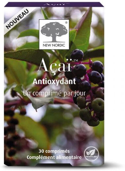 New Nordic Acai Antioxydant 30 comprimés