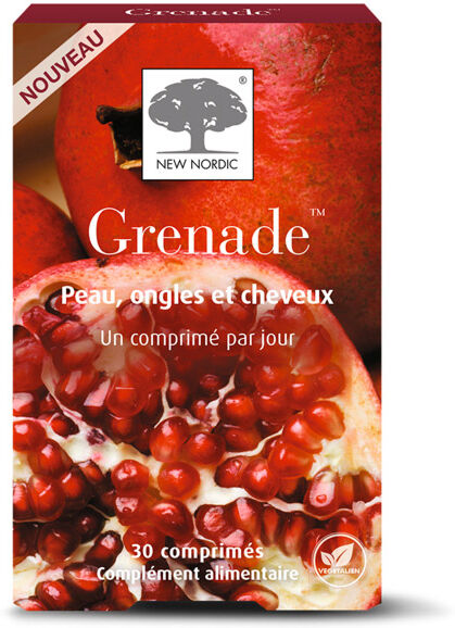 New Nordic Grenade Peau Ongles et Cheveux 30 comprimés