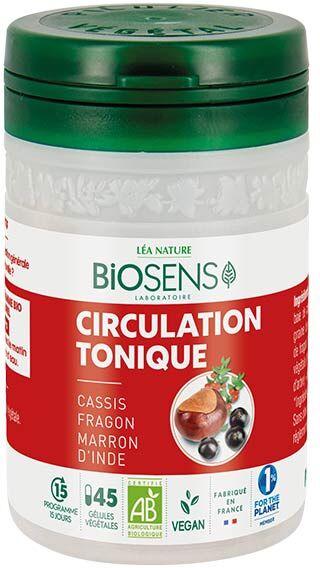 Biosens Circulation Tonique Bio 45 gélules végétales