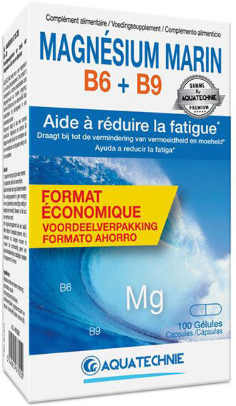 Biotechnie Magnésium Marin B6 + B9 100 gélules