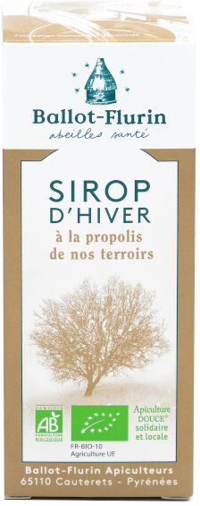 Ballot-Flurin Santé Sirop d'Hiver à la Propolis Bio 100ml