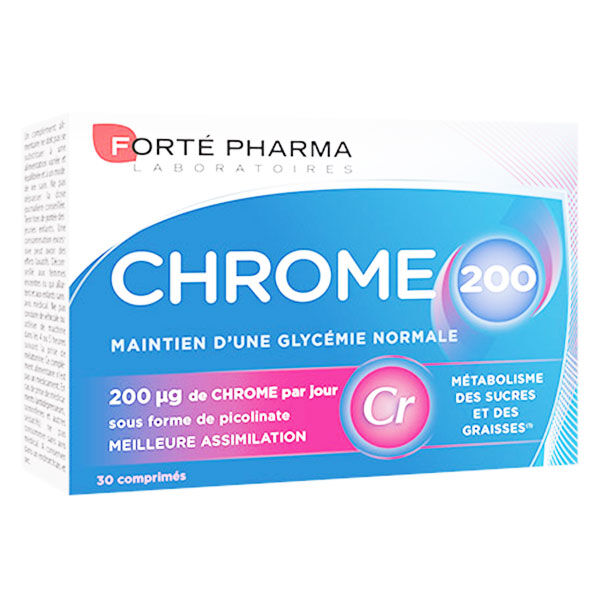 Forté Pharma Chrome 200 30 comprimés