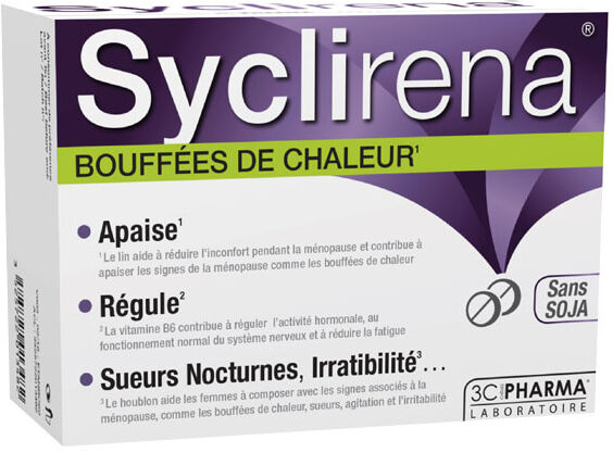 3C Pharma Syclirena Bouffées de Chaleur 60 comprimés