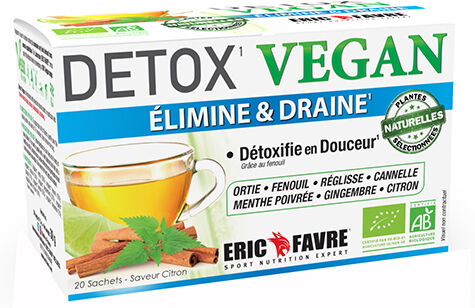 Eric Favre Tisane Detox Vegan Citron 20 sachets