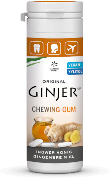 Lemon Pharma Ginjer Chewing-Gum Gingembre Miel 30g