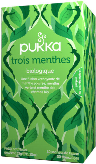 Pukka Tisane Ayurvédique Trois Menthes 20 sachets